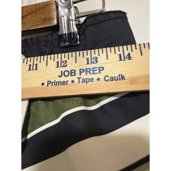 Guinness Mens Green Striped Draw String Board‎ Shorts Swim Trunks Size Small - Picture 3 of 9